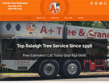 Tablet Screenshot of aplustrees.com